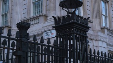 Downing street Londra hükümetin bölge - Londra, İngiltere - 15 Aralık 2018