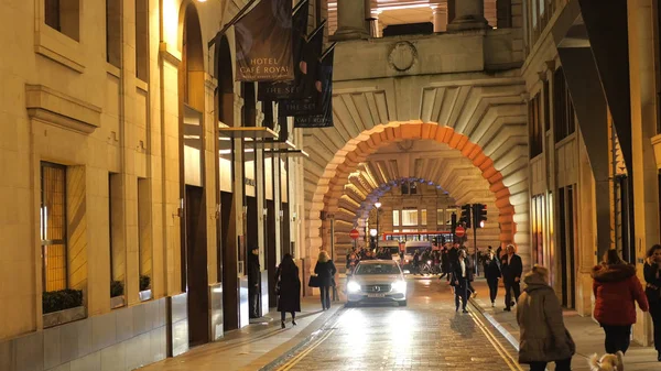 Die wunderschöne architektur an der regent street in london - london, england - dezember 15, 2018 — Stockfoto