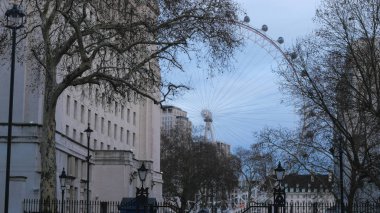 London Eye, London Southbank - Londra, İngiltere - 15 Aralık 2018