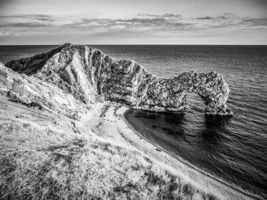 İngiltere'de - Durdle kapı Dorset yakınındaki en güzel yerleri