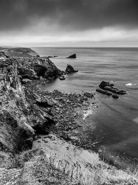Cornovaglia Inghilterra - vista sullo splendido paesaggio costiero — Foto Stock