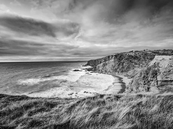 Belles falaises et littoral de Crackington Haven Cornwall — Photo