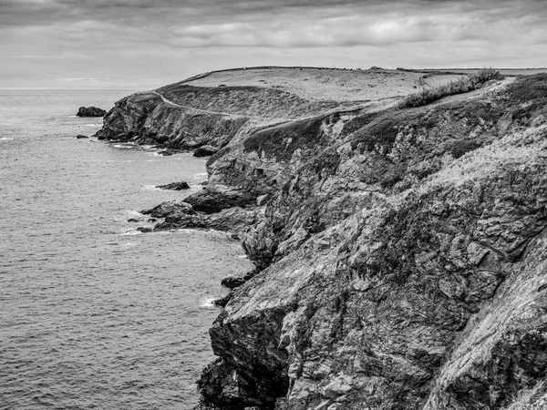 National Trust - Lizard Point на юге Корнуолла Англия — стоковое фото