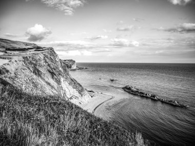 İngiltere'de Durdle kapıda güzel sahil