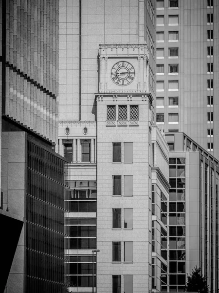 Kantoorgebouwen Moderne Architectuur Het Centrum Van Tokyo Reisfotografie — Stockfoto