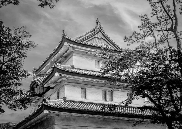 Única Torre Remanescente Castelo Edo Palácio Imperial Tóquio Fotografias Viagem — Fotografia de Stock