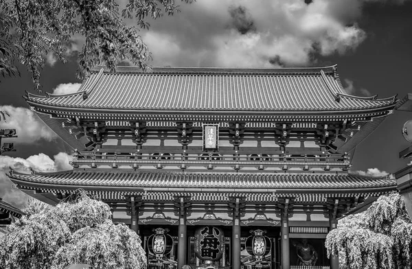 Świątynia Sensoji Zwany Także Świątyni Asakusa Tokio Fotografia Podróżnicza — Zdjęcie stockowe