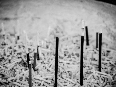 Bir Japon Tapınağı'nda dini tütsü sopa - gezi fotoğrafçılığı