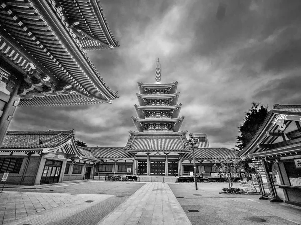 Beroemdste Tempel Tokyo Senso Tempel Asakusa Reisfotografie — Stockfoto