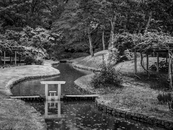 Japanischer Garten Korakuen Tokyo Reisefotos — Stockfoto