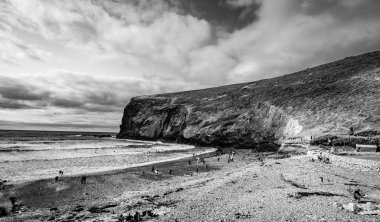 Plaj Crackington cenneti Cornwall - seyahat fotoğrafçılığı