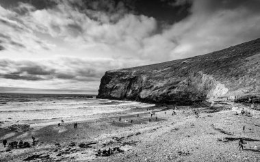 Plaj Crackington cenneti Cornwall - seyahat fotoğrafçılığı