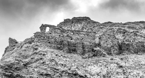 Castelo Tintagel Cornualha Famoso Marco Inglaterra Viagens Fotografia — Fotografia de Stock