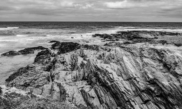 贝克鲁森 精彩的岩石海岸线在康沃尔 旅游摄影 — 图库照片