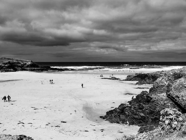 Prachtige Zandstranden Het Engelse Graafschap Cornwall Reisfotografie — Stockfoto