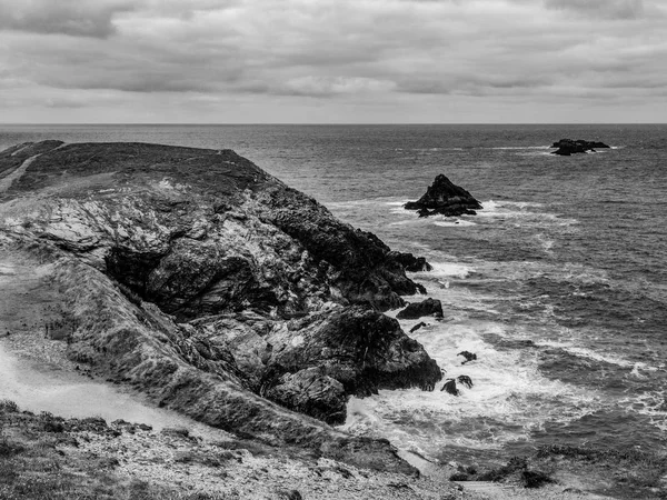 Belle Côte Cornouailles Angleterre Photographie Voyage — Photo