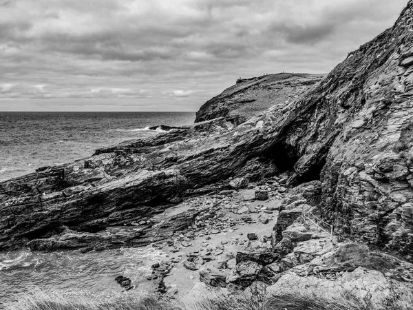 Cornwall England Blick Über Die Atemberaubende Landschaft Der Küste Reisefotos — Stockfoto