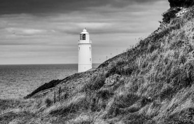 England - seyahat fotoğrafçılığı Cornwall'da sahil deniz feneri