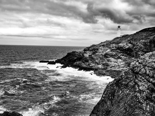 Cornwall England Utsikt Det Fantastiske Landskapet Ved Kysten Reisefotografering – stockfoto