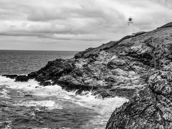 Wild Water Celtic Sea Cornwall England Travel Photography — Stock Photo, Image