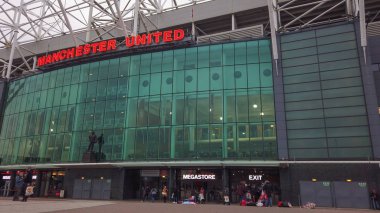Manchester United futbol stadyumu - Manchester, Büyük Britanya - 1 Ocak 2019
