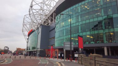 Manchester United futbol stadyumu - Manchester, Büyük Britanya - 1 Ocak 2019