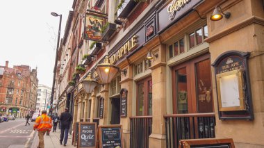Maymun ve Apple Pub Manchester - Manchester, Birleşik Krallık - 1 Ocak 2019