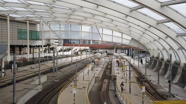 Victoria Station Manchester Beroemde Treinstation Manchester Verenigd Koninkrijk Januari 2019 — Stockfoto