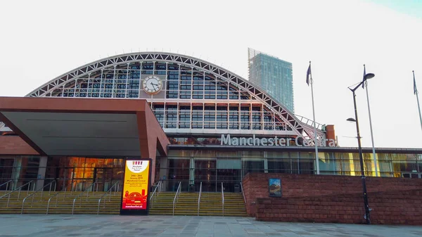 Manchester Central Train Station Manchester Reino Unido Enero 2019 — Foto de Stock