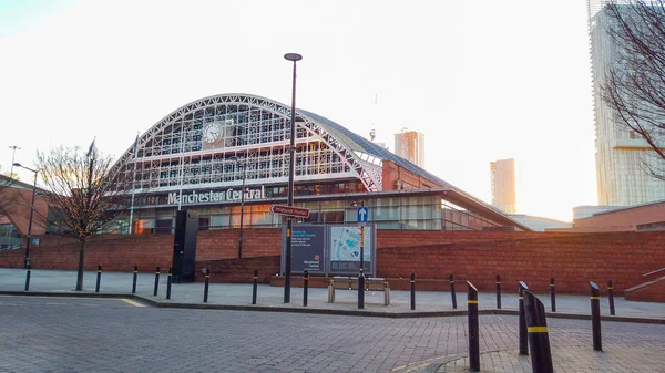 Manchester Central Train Station Manchester Reino Unido Enero 2019 — Foto de Stock