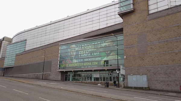 Manchester Arena Tärkeä Paikka Maamerkki Kaupungissa Manchester Yhdistynyt Kuningaskunta Tammikuu — kuvapankkivalokuva