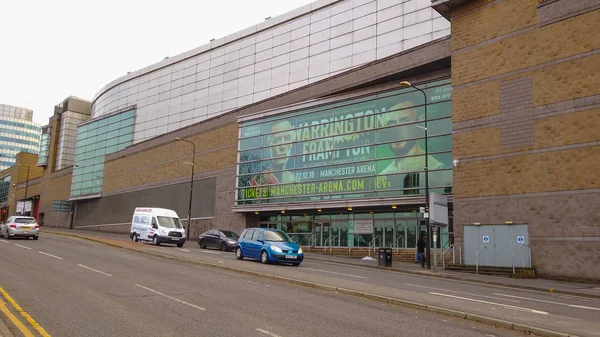 Významné Místo Manchester Arena Mezník Městě Manchester Velká Británie Ledna — Stock fotografie