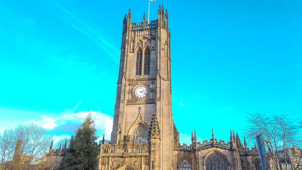 Manchester Katedrála Manchester Velká Británie Ledna 2019 — Stock fotografie