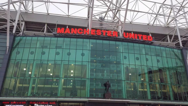 Estádio Futebol Manchester United Manchester Reino Unido Janeiro 2019 — Fotografia de Stock