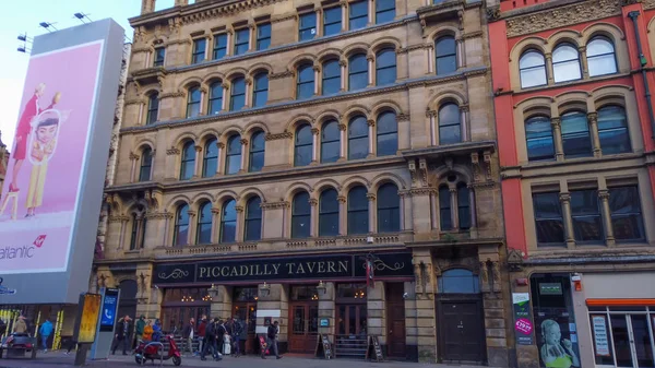 Piccadilly meyhane Şehir Merkezi, Manchester - Manchester, Büyük Britanya - 1 Ocak 2019