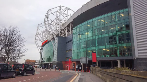 Estádio Futebol Manchester United Manchester Reino Unido Janeiro 2019 — Fotografia de Stock