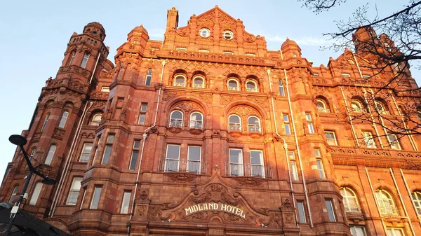 Midland Hotel Manchester Manchester Reino Unido Enero 2019 — Foto de Stock