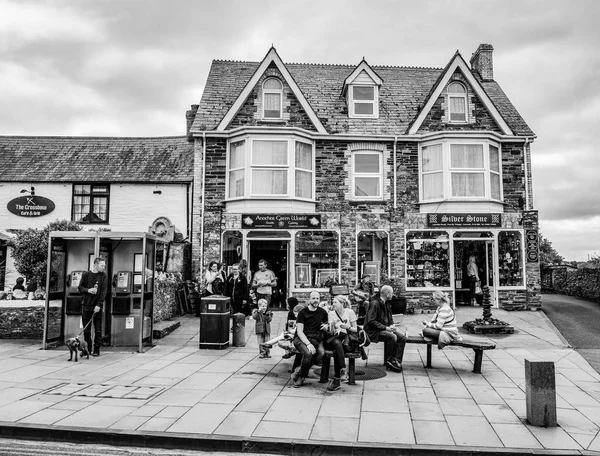 Das Dorf Tintagel Cornwall United Kingdom Ein Touristischer Hotspot Cornwall — Stockfoto