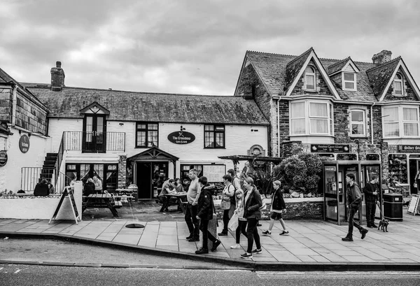 Aldeia Tintagel Cornualha Reino Unido Hotspot Turístico Cornwall Reino Unido — Fotografia de Stock