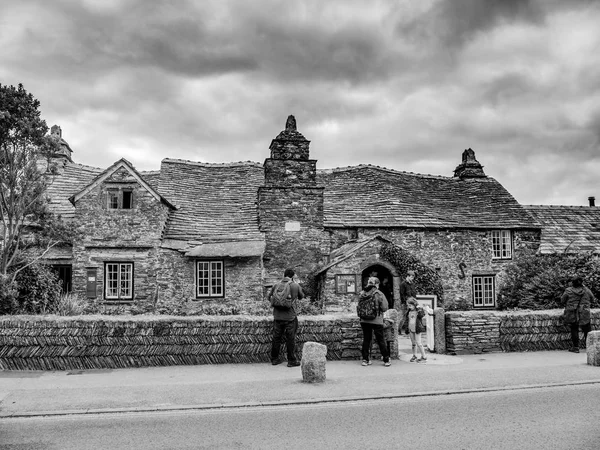Das Alte Postamt Von Tintagel Cornwall Ein Berühmtes Gebäude Cornwall — Stockfoto