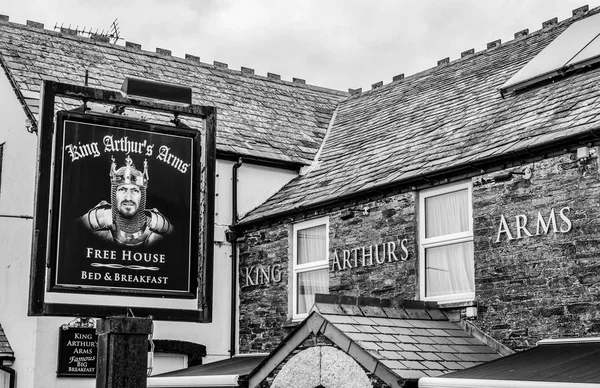Traditionelles Englisches Pub Tintagel Cornwall Cornwall Vereinigtes Königreich August 2018 — Stockfoto