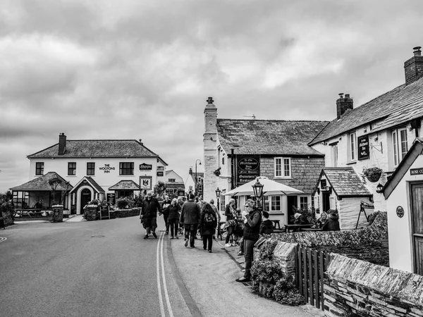 Das Dorf Tintagel Cornwall United Kingdom Ein Touristischer Hotspot Cornwall — Stockfoto