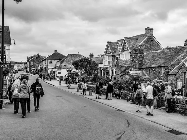 Das Dorf Tintagel Cornwall United Kingdom Ein Touristischer Hotspot Cornwall — Stockfoto