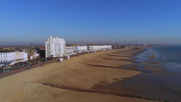 Die Promenade Von Eastbourne Bei Sussex England — Stockvideo