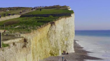 Sussex yedi Sisters sahilinde Burling Gap-seyahat fotoğrafçılığı