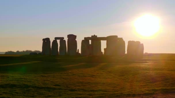 Stonehenge Lugar Místico Inglaterra — Vídeo de Stock