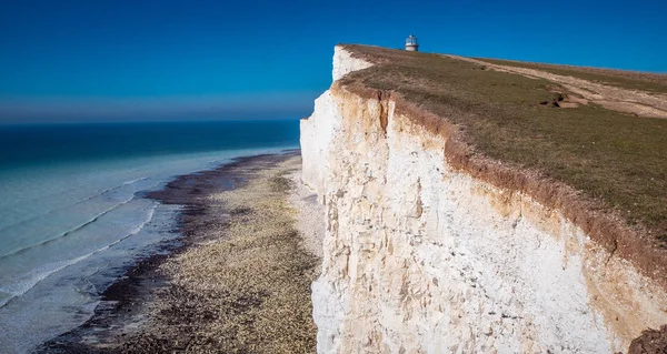 White Cliffs Seven Sisters South Coast England Travel Photography — Stock Photo, Image