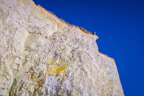 Słynnych Siedmiu Sióstr Białych Klifów Wybrzeże Sussex Anglii Fotografia Podróżnicza — Zdjęcie stockowe