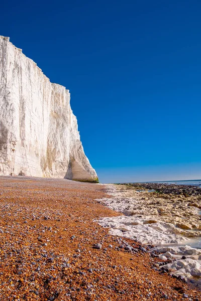 White Cliffs Seven Sisters South Coast England Travel Photography — Stock Photo, Image