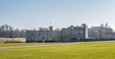İngiltere - Kent, İngiltere - 27 Şubat 2019'ünlü Leeds Castle